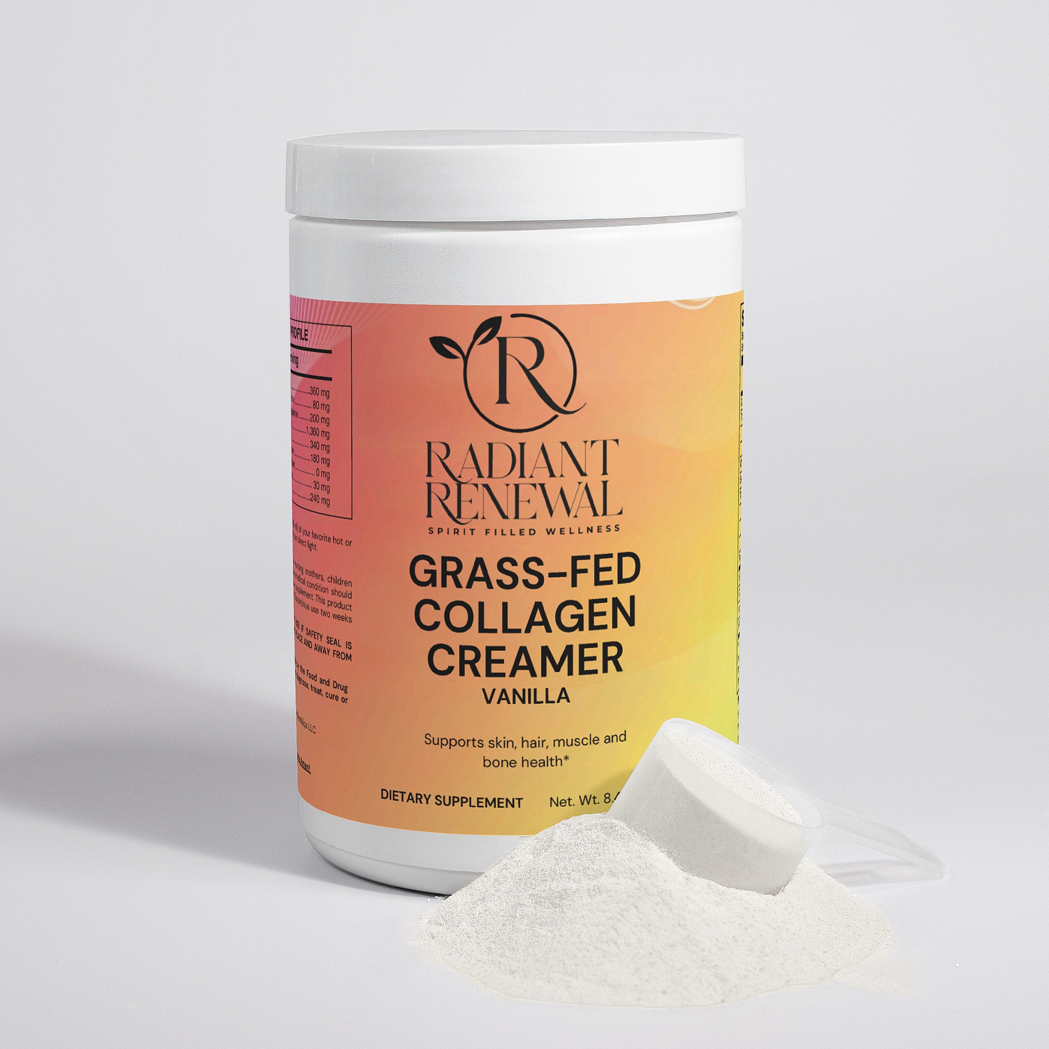 Grass-Fed Collagen Creamer (Vanilla)