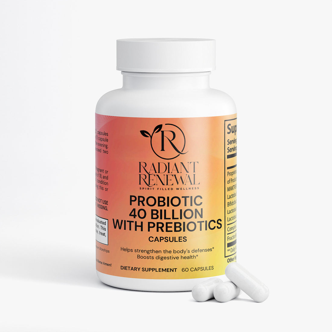 Probiotic 40 Billion with Prebiotics