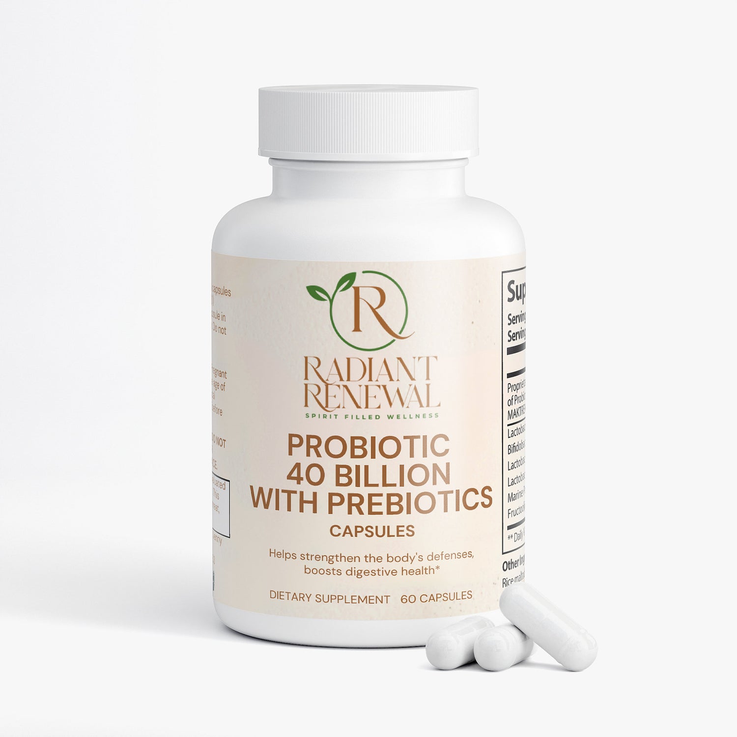 Probiotic 40 Billion with Prebiotics