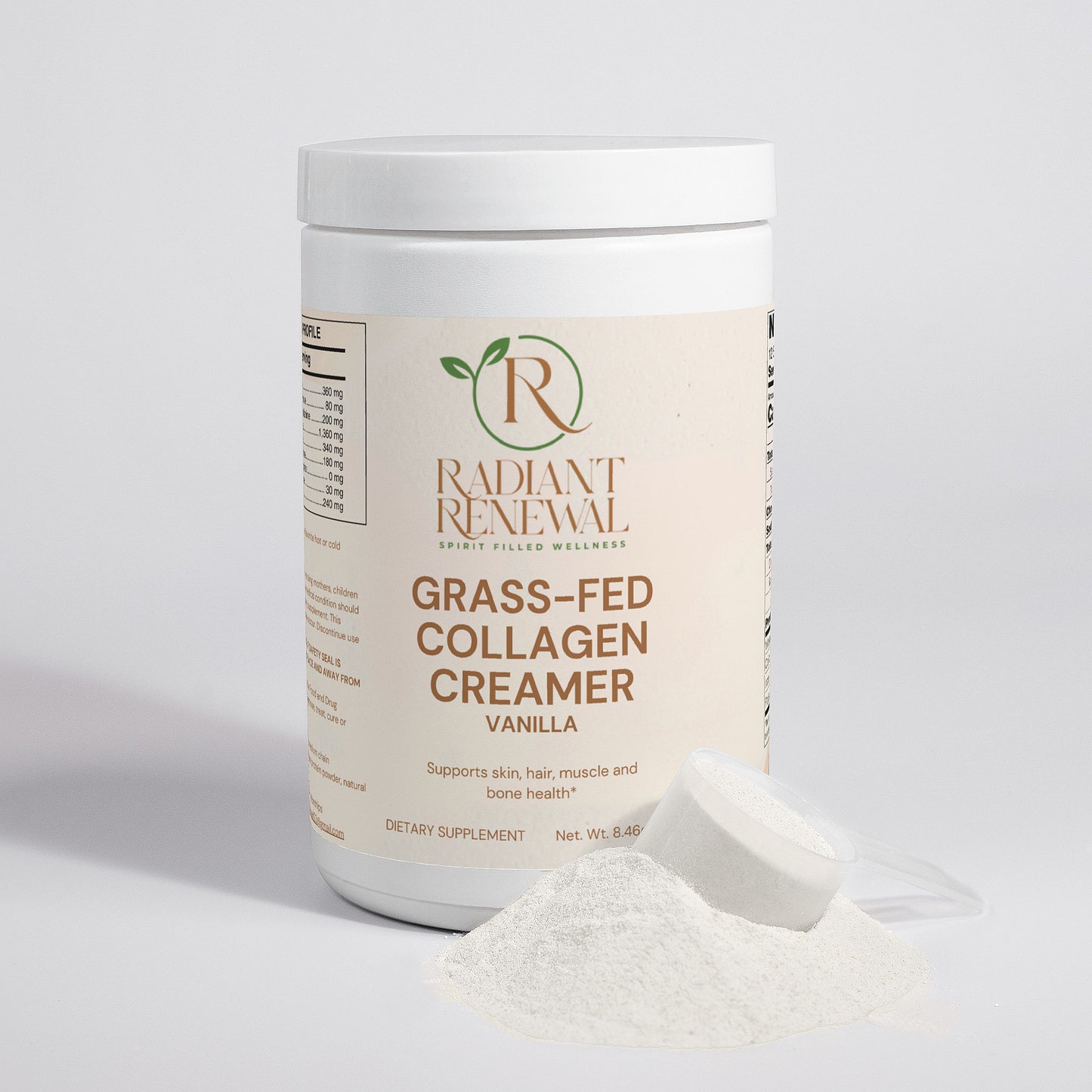 Grass-Fed Collagen Creamer (Vanilla)