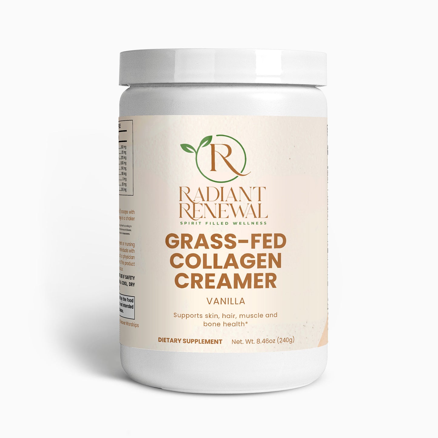 Grass-Fed Collagen Creamer (Vanilla)